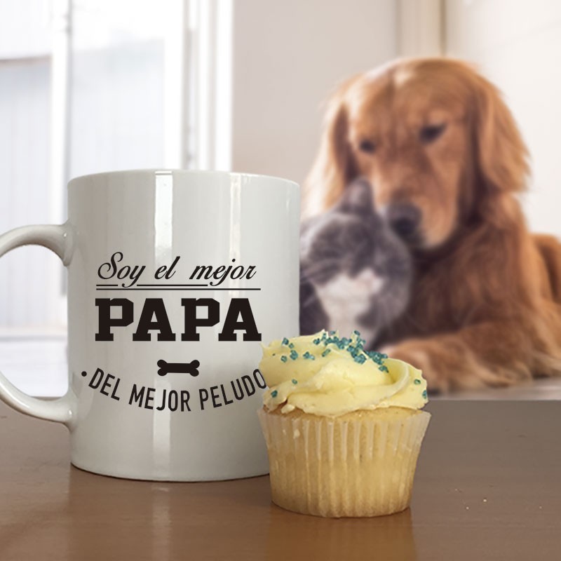 Mug El mejor papá del mejor peludo (gato)