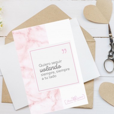 Pulsera Alas en plata con frase