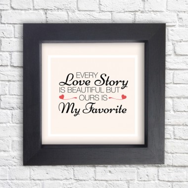 Cuadro 'Our Love Story is...